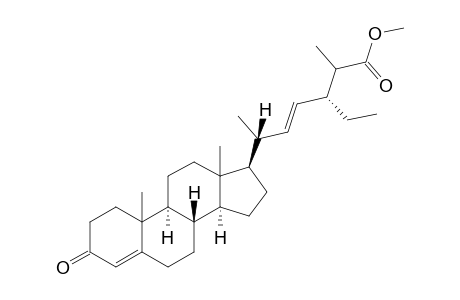 3-OXO-4,22-STIGMASTA-DIEN-26-OIC-ACID-METHYLESTER