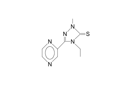 4-ETHYL-2-METHYL-5-(2'-PYRAZINYL)-1,2,4-TRIAZOLE-3-THIONE