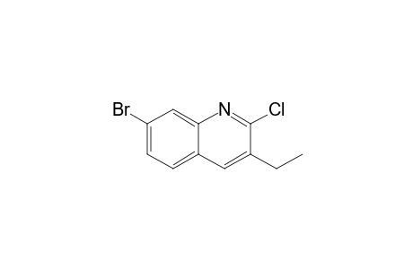 7-Bromo-2-chloro-3-ethylquinoline