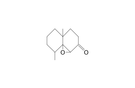 4a,8-Dimethyl-hexahydro-1ah-naphth(1,8a-B)oxiren-2(3H)-one