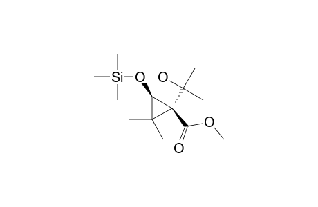 Methyl-cis-1-(1-hydroxy-1-methylethyl)-3,3-dimethyl-2-(trimethylsiloxy)-cyclopropanecarboxylate