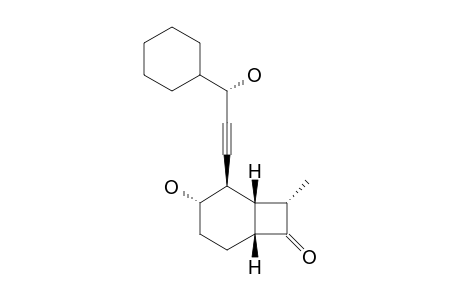 (3'S,1S,2S,3R,6S)-2-(3'-HYDROXY-3'-CYClOHEXYLPROP-1'-YNYL]-3-HYDROXY-8-ENDO-METHYLBICYClO-[4.2.0]-OCTANE-7-ONE