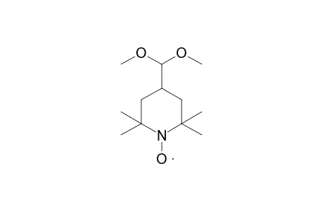 4-FORMYL-2,2,6,6-TETRAMETHYLPIPERIDINOOXY, DIMETHYL ACETAL (FREE RADICAL)