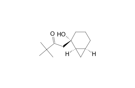 (1.alpha.,2.beta.,6.alpha.)-1-(2-Hydroxybicyclo[4.1.0]hept-2-yl)-3,3-dimethyl-2-butanone