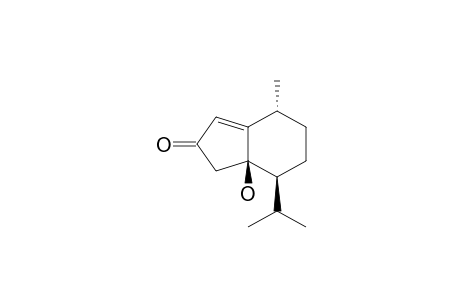 (+)-(5-S,6-R,9-S)-5-HYDROXYL-6-ISOPROPYL-9-METHYLBICYCLO-[4.3.0]-NON-1-EN-3-ONE