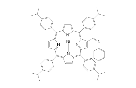 2-(4'-methyl-N-methyleneaniline)-5,10,15,20-tetrakis(4''-isopropylphenyl)porphyrinatonickel (II)