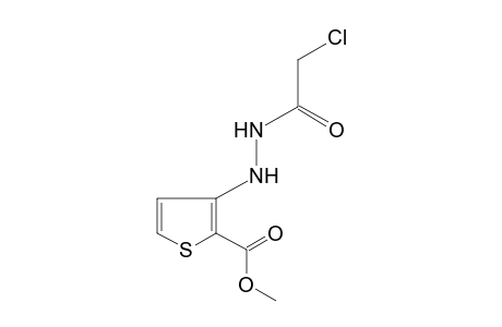 3-[2-(chloroacetyl)hydrazino]-2-thiophenecarboxylic acid, methyl ester