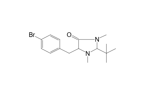 5-(4-Bromobenzyl)-2-tert-butyl-1,3-dimethyl-4-imidazolidinone