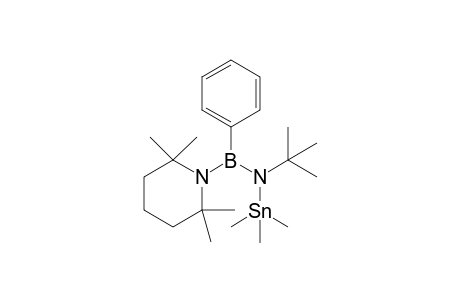 [(tert-Butyl)(trimethylstannyl)amino](phenyl)(2,2,6,6-tetramethylpiperidino) borane