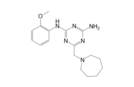 6-(hexahydro-1H-azepin-1-ylmethyl)-N~2~-(2-methoxyphenyl)-1,3,5-triazine-2,4-diamine