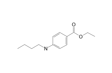 p-(butylamino)benzoic acid, ethyl ester