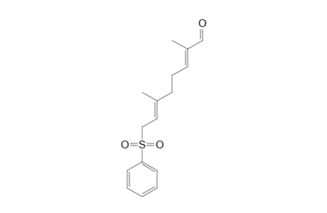 [(2E),(6E)]-2,6-DIMETHYL-8-(PHENYLSULFONYL)-OCTA-2,6-DIEN-1-AL