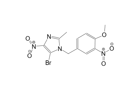 5-bromo-1-(4-methoxy-3-nitrobenzyl)-2-methyl-4-nitro-1H-imidazole