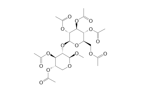 METHYL-HEXA-O-ACETYL-2-O-(BETA-D-GLUCOPYRANOSYL)-BETA-D-XYLOPYRANOSIDE