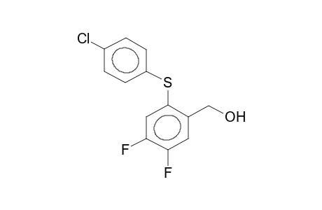 2-(4-CHLOROPHENYLTHIO)-4,5-DIFLUOROBENZYL ALCOHOL