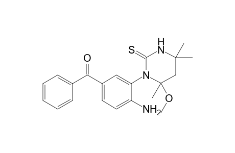 1-(2-Amino-5-benzoylphenyl)-6-methoxy-4,4,6-trimethylpyrimid-2-thione