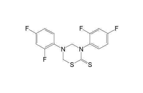 3,5-bis(2,4-difluorophenyl)tetrahydro-2H-1,3,5-thiadiazine-2-thione