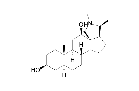 Conanine-3,12-diol, (3.beta.,5.alpha.,12.beta.)-