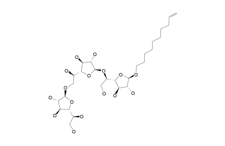 1-DECENYL-BETA-D-GALACTOFURANOSYL-(1->6)-BETA-D-GALACTOFURANOSYL-(1->5)-BETA-D-GALACTOFURANOSIDE