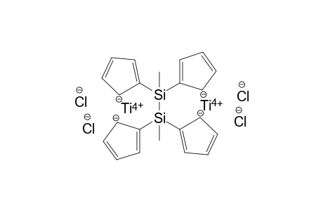 1,2-Dimethyldisilan-bis(1,2-dicyclopentadienyl-titandichloride)