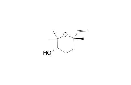 6-VINYL-3-BETA-HYDROXY-2,2,6-ALPHA-TRIMETHYLTETRAHYDROPYRAN;MINOR_ISOMER