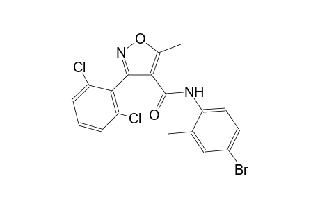 N-(4-bromo-2-methylphenyl)-3-(2,6-dichlorophenyl)-5-methyl-4-isoxazolecarboxamide