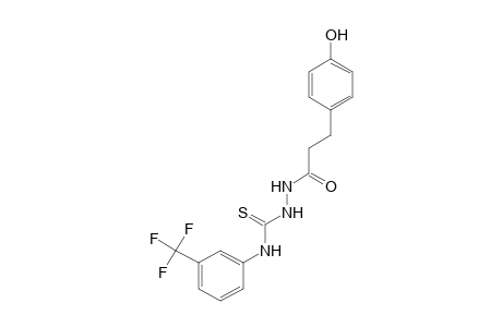 1-(p-HYDROXYHYDROCINNAMOYL)-3-THIO-4-(alpha,alpha,alpha-TRIFLUORO-m-TOLYL)SEMICARBAZIDE