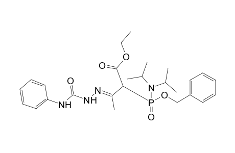 Ethyl 3-[(Anilinoocarbonyl)hydrazono]-2-[(benzyloxy)(diisopropylamino)phosphoryl]butanoate