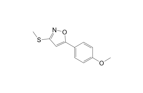 5-(4-methoxyphenyl)-3-methylsulfanyl-1,2-oxazole