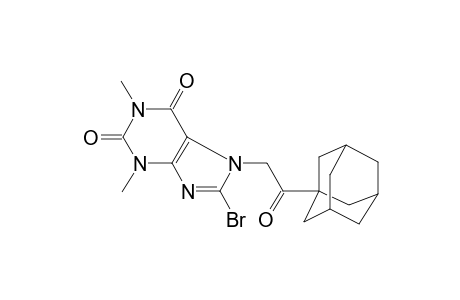 7-[2-(1-adamantyl)-2-oxoethyl]-8-bromo-1,3-dimethyl-3,7-dihydro-1H-purine-2,6-dione