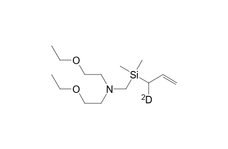 Ethanamine, N-[(dimethyl-2-propenyl-1-d-silyl)methyl]-2-ethoxy-N-(2-ethoxyethyl)-