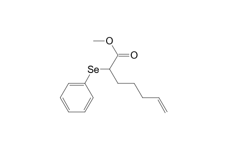 2-(Phenylseleno)-6-heptenoic acid methyl ester