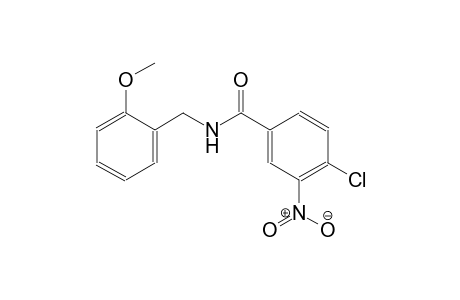 4-chloro-N-(2-methoxybenzyl)-3-nitrobenzamide