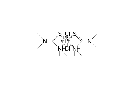 Bis(thiourea)-dichloro-platinum dication