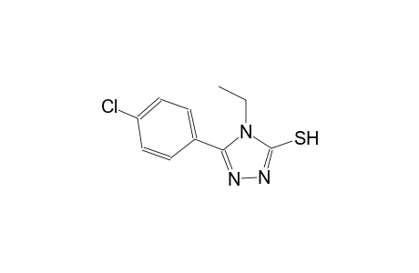 5-(4-chlorophenyl)-4-ethyl-4H-1,2,4-triazol-3-yl hydrosulfide