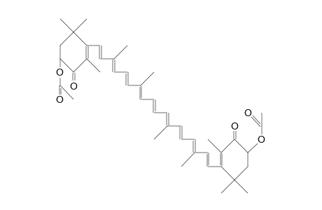 4,4'-Dioxo-3,3'-diacetoxy.beta.-carotene