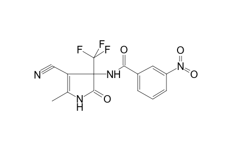 N-[4-cyano-5-methyl-2-oxo-3-(trifluoromethyl)-2,3-dihydro-1H-pyrrol-3-yl]-3-nitrobenzamide