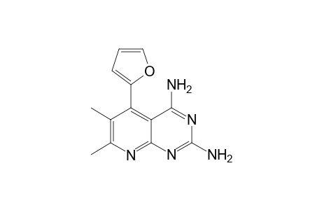 5-furan-2-yl-6,7-dimethyl pyrido[2,3-d]pyrimidine 2,4-diamine