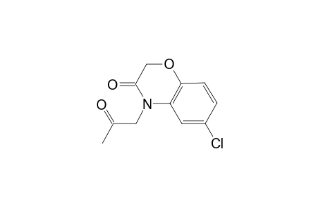 6-CHLOR-4-METHYLACETYL-2H-1,4-BENZOXAZIN-3-ONE