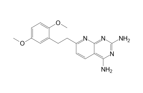 7-[2-(2,5-dimethoxyphenyl)ethyl]pyrido[2,3-d]pyrimidine-2,4-diamine