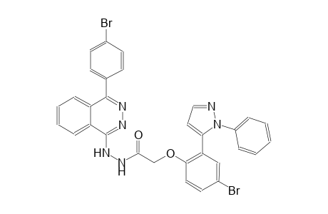 N'-[4-(4-bromophenyl)-1-phthalazinyl]-2-[4-bromo-2-(1-phenyl-1H-pyrazol-5-yl)phenoxy]acetohydrazide