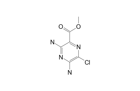 METHYL-3',5'-DIAMINO-6'-CHLOR-PYRAZINE-CARBOXYLATE