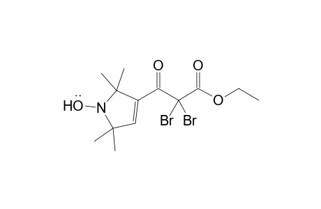 3-[2,2-Dibromo-2-(ethoxycarbonyl)acetyl]-2,5-dihydro-2,2,5,5-tetramethyl-1H-pyrrol-1-yloxy radical