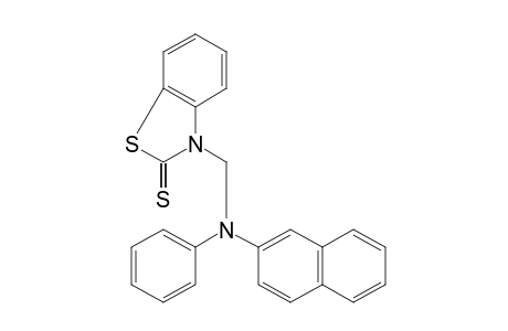 3-[(N-2-NAPHTHYLANILINO)METHYL]-2-BENZOTHIAZOLINETHIONE