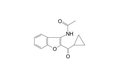 N-[2-(cyclopropylcarbonyl)-1-benzofuran-3-yl]acetamide