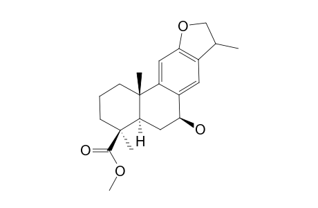 7-BETA-METHOXYCARBONYL-5-BETA-HYDROXY-3,7-ALPHA,10A-BETA-TRIMETHYL-2,3,5,6,6A,7,8,9,10,10A-DECAHYDROPHENANTHRO-[3,2-B]-FURAN