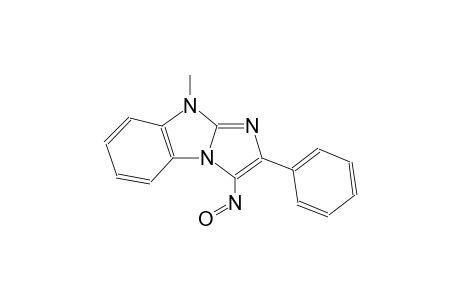 9H-imidazo[1,2-a]benzimidazole, 9-methyl-3-nitroso-2-phenyl-