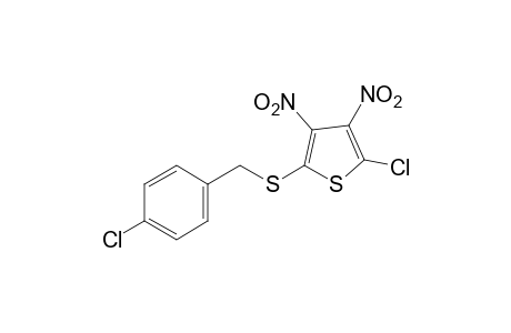 2-chloro-5-[(p-chlorobenzyl)thio]-3,4-dinitrothiophene