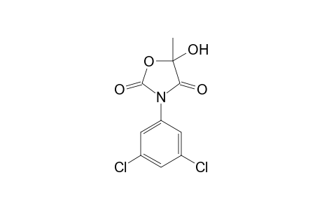 3-(3,5-dichlorophenyl)-5-hydroxy-5-methyl-oxazolidine-2,4-dione