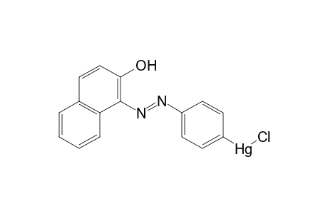 CHLORO{p-[(2-HYDROXY-1-NAPHTHYL)AZO]PHENYL}MERCURY